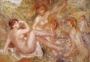 Pierre Renoir Variation of The Bather china oil painting reproduction